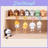 Pull The Foot Cat Frog Panda Dog Bear Animal Keychain For Cute Gift And Decor