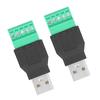 2 Buc. Mufă USB Tată la Conector Adaptor Terminal cu Șurub cu 5 Pini