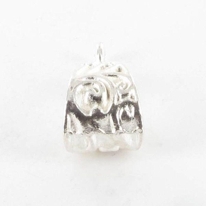 Filigree Metal Bail 20mm Silvery