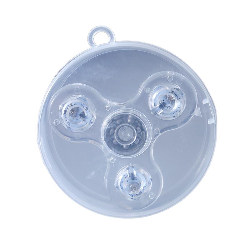 Kristal Parlak LED Işıklı Fidget Spinner El Topacı Döndürücüler Karanlıkta Parlayan EDC Stres Giderici Oyuncaklar Çocuklar İçin Kinematik Jiroskop