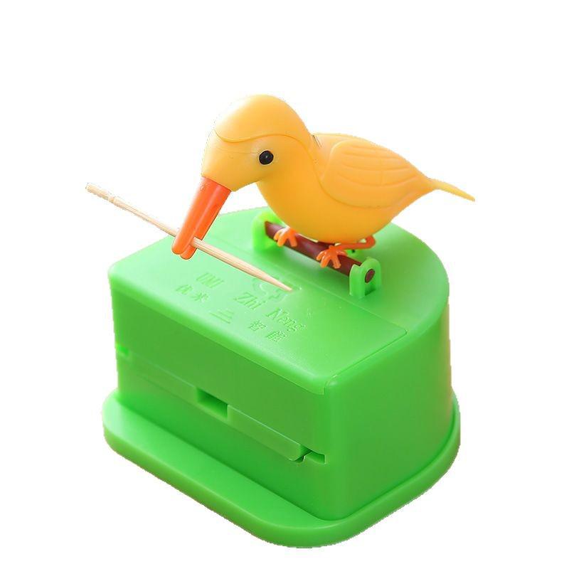 Smart Bird Toothpick Dispenser: Automatic Pop-up Cute Bird Toothpick Holder