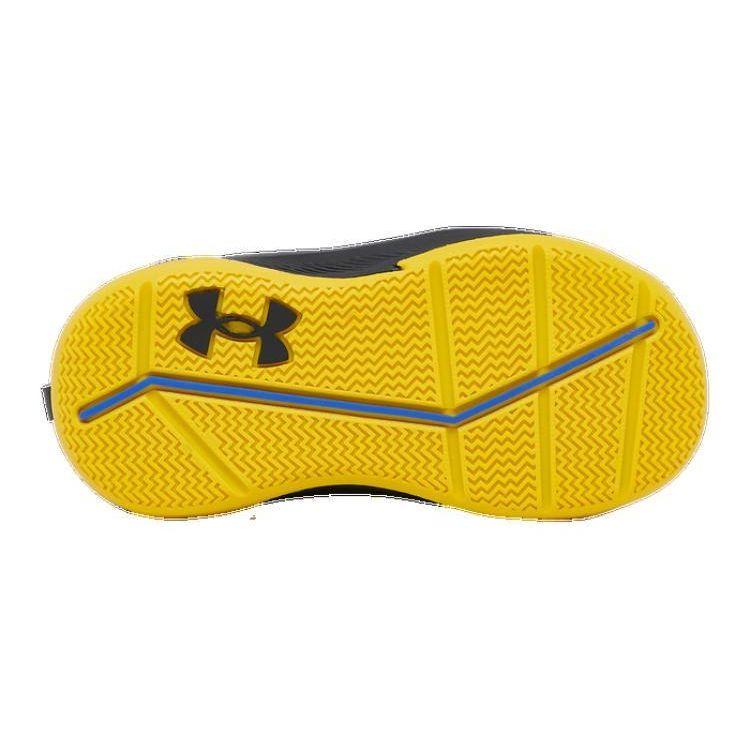 Under Armour Curry 2 Retro TD Double Bang Baby Sneakers Yellow Steeltown-Gold Taxi 3026304-700