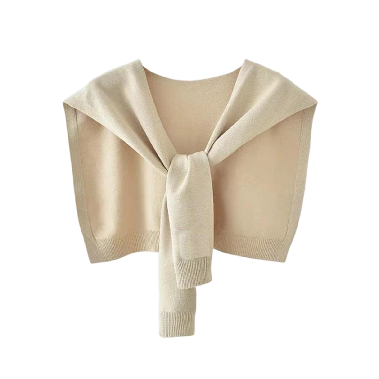 

Women s Knit Shawl Fashion Versatile Lightweight Elegant Trendy Chic Outerwear Shoulder Wrap Stylish Ladies Shawl Accessory One Size бежевий
