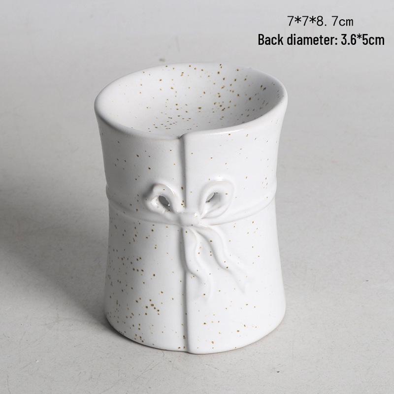 Abstract Aromatherapy Scented Candle Set: Ceramic Warmer & Incense Burner for Home or Spa Décor