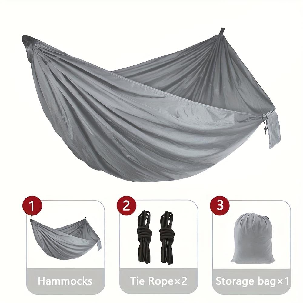 1Set Hammock with Straps and Storage Bag Suitable for Beach Picnics, Hiking,Lightweight and Durable Outdoor Lounge Chairs,Swings