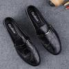 Casual Doudou shoes men's leather breathable one-pedal soft-soled business leather shoes versatile driving shoes