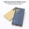 ABEEL For Samsung Galaxy S24 Ultra Case Carbon Fiber Texture PU Leather+PC+TPU Cell Phone Cover