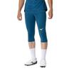 Soccer Training Pants, 3/4 Length, Slim Fit, Unisex, P2MDB037, Deep Emerald, Size L