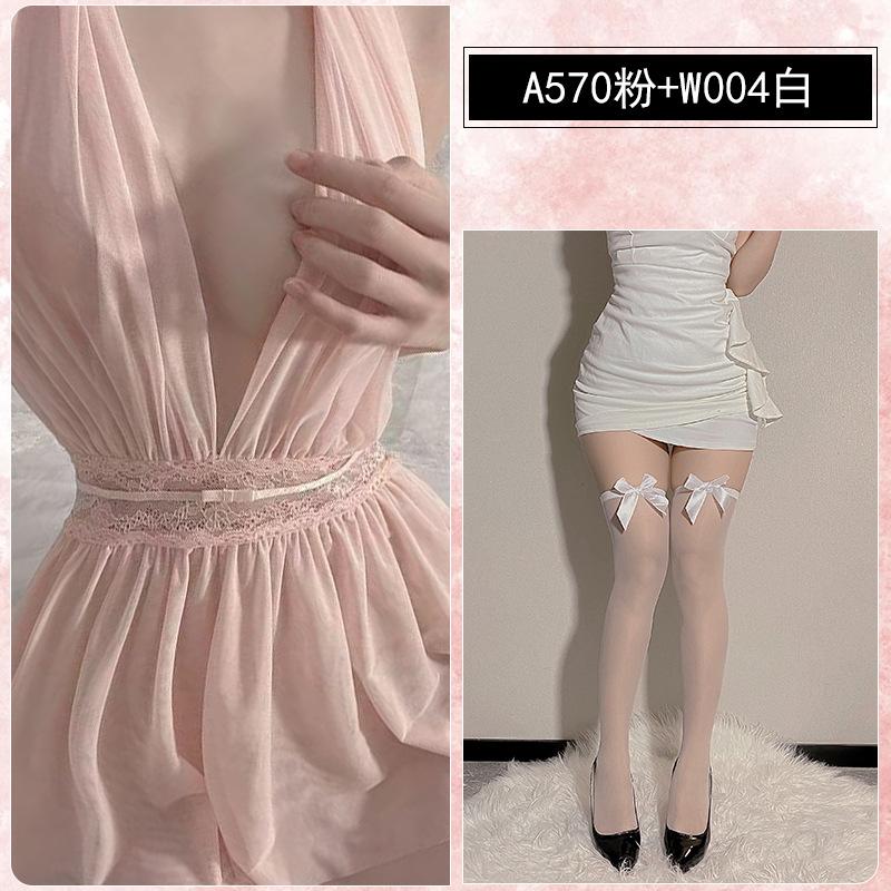 Sexy Underwear Sexy Women's Pure Desire Hot Pleated Waist Dress Princess