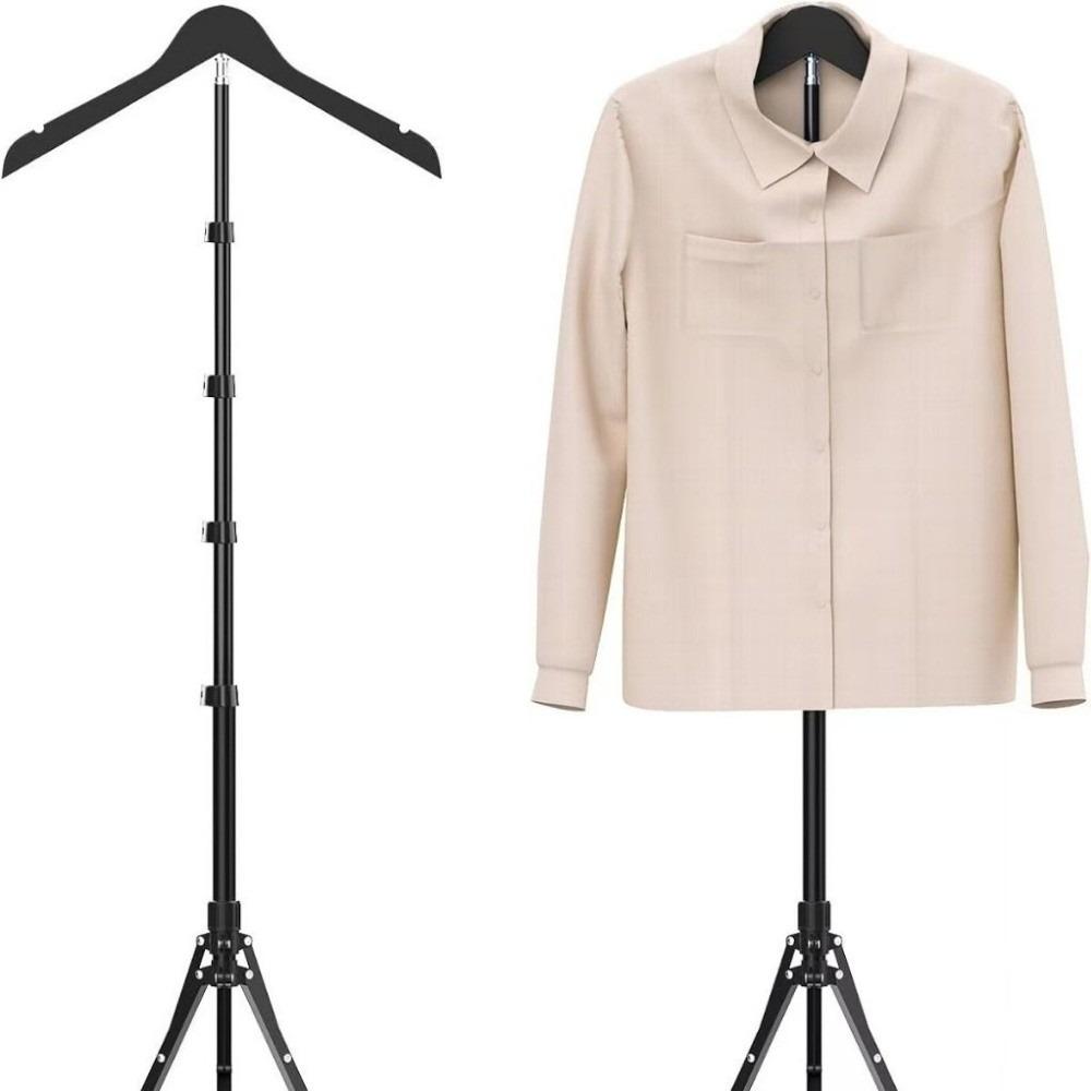 

Foldable Garment Rack 32-63 Inch Clothes Steamer Stand Shirt Display Stand For Vendors Display
