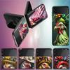 Noble Flower Hat Flower Chicken For Samsung Galaxy Z Flip 5 4 3 Case Shockproof Hard Cover Phone Z Flip 6 7 5G Z Flip 5 4 5G T