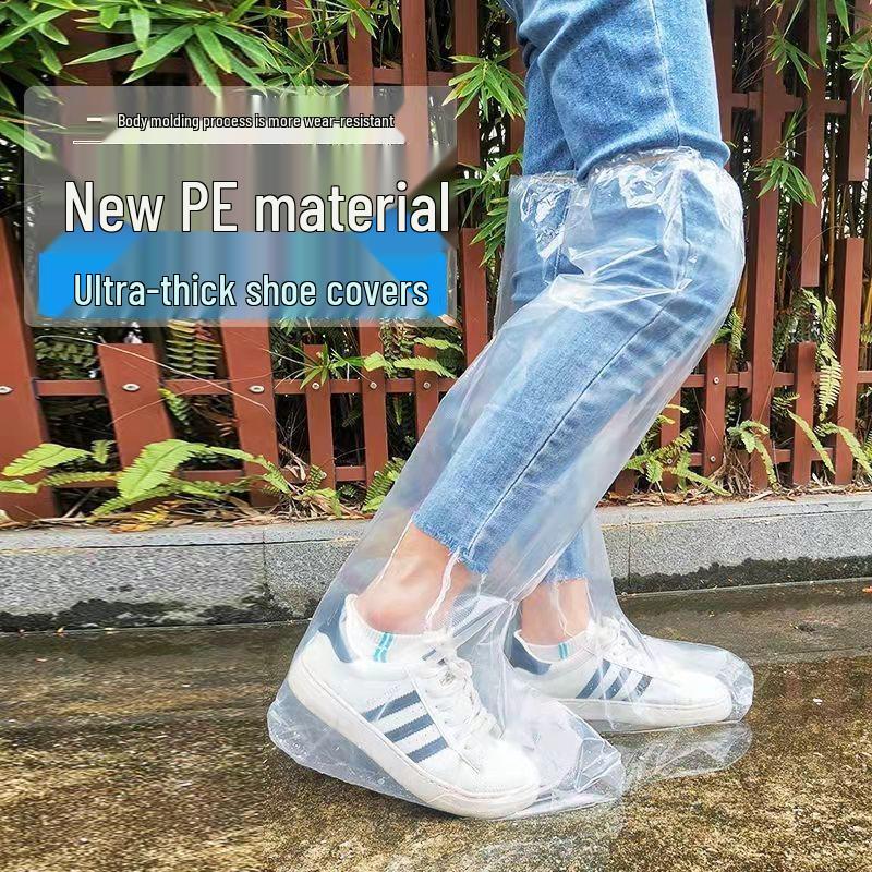 Disposable Waterproof High-Top Boot Covers for Outdoor Use