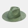 2026 New Fashion Dyeing Jazz Treasure Grass Sun Hat American Summer Simple Lightweight Beach Big Eaves Sunscreen Straw Hat