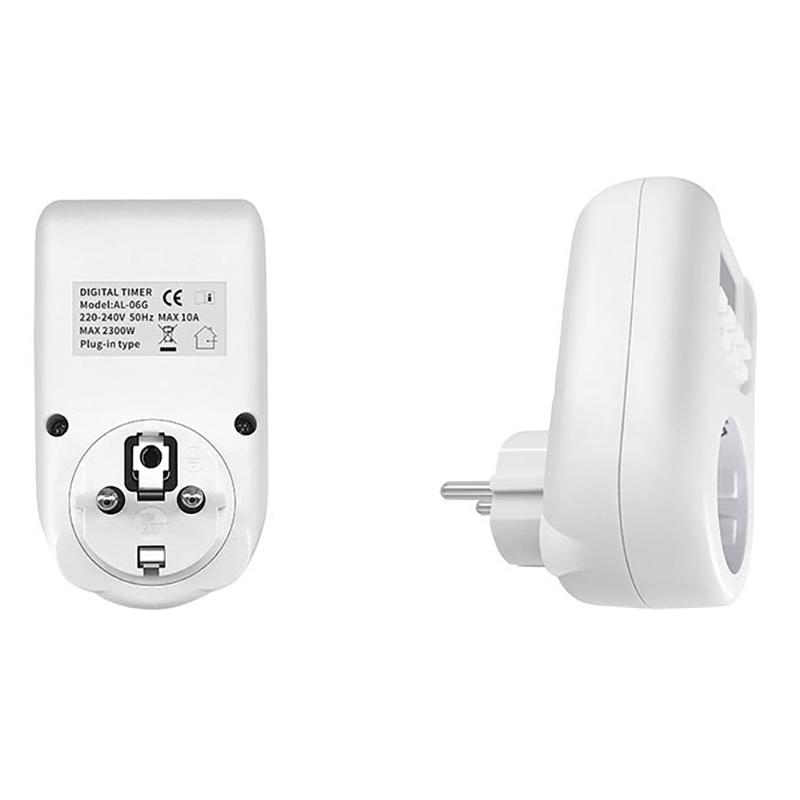 Eu Plug Timer Switch Digital Power Socket Energy Saving Adjustable Kitchen Timer Outlet Week Hour Programmable Timing Socket