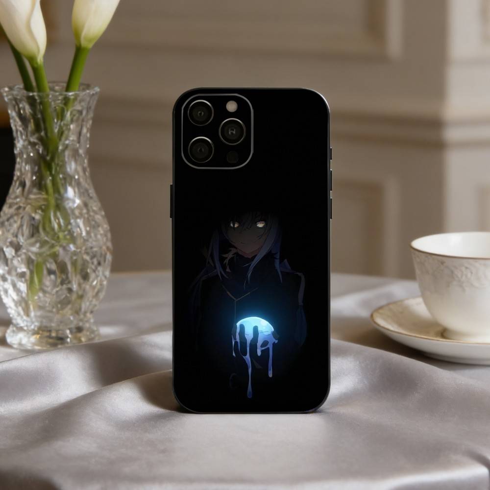 R-Rimuru T-Tempest-T S-Slime Phone Case For iPhone 17pro, 16,15,14,13,12,11 X XR Plus,Others Soft Black Cover