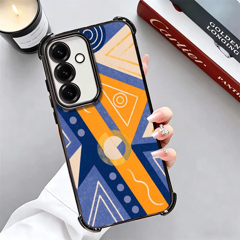 Abstract Geometry PopArt Desgin Soft Phone Case For Samsung A17 A27 A07 A37 A57 A16 A56 A15 A55 A14 A54 A13 A53 A26 A36 A25 A35