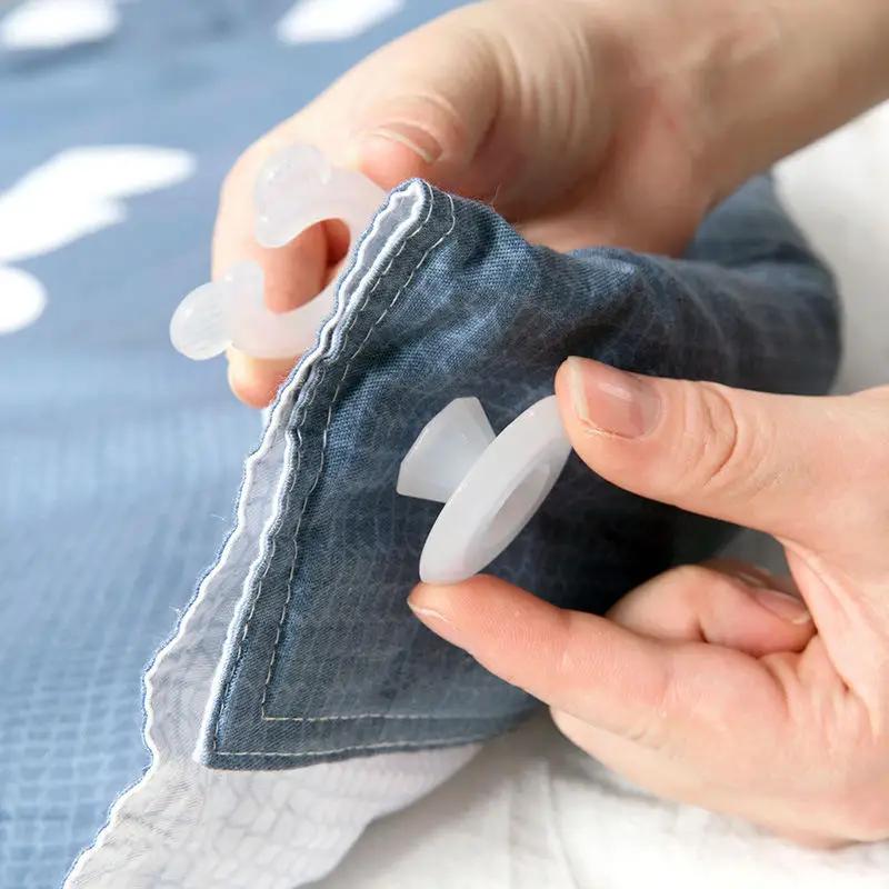 8pairs Bed Sheet Clip Anti-Slip Quilt Blanket Buckles Holder Duvet-Sheet Fastener Fixer Bedspread Bed Cover Fixing Grippers