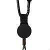 Retractable Keychain Holder with Carabiner Clip And Belt Reel Aluminum Alloy for Work School Outdoor