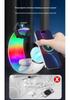 Intelligente LED-Schreibtischlampe mit 7 Farben, 4-in-1 kabellosem Ladegerät und magnetischer Saugvorrichtung 15W Ständer