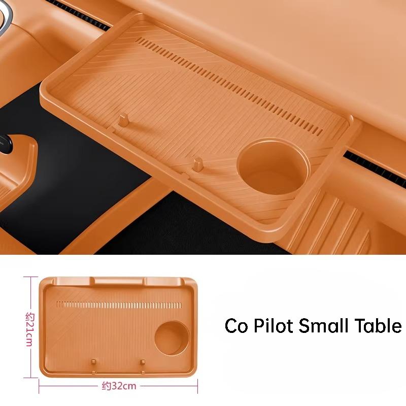 For Leapmotor C10 C11 C16 B10 B01 Lafa 5 Co Pilot Multifunctional Desk Silicone Anti-Slip Storage Box Auto Interior Accessories