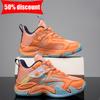 Childrens Sports Shoes School Match Anti Slip Shock-absorbing Basketball Shoes Daily Outdoor Sports High Top Mesh Running Shoes