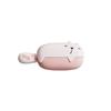 Washable Hairbrush and Comb In One Unit, Portable Hair Removal Device with Cover, Teddy Bear Hairbrush with Lid