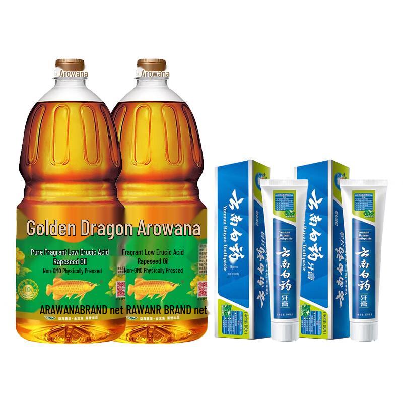 

Набор: Зубная паста Yunnan Baiyao и Рапсовое масло Arawana