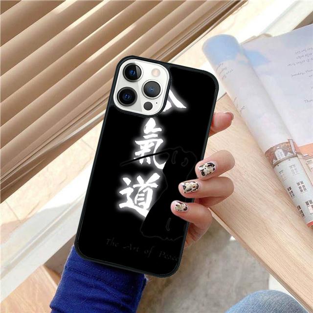 Japan Martial Aikido Coque Shell For iPhone 17 Air 15 16 14 13 12 Pro Max 11 Pro Max Plus Phone Case Cover