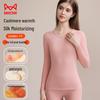 Miiow Women's Silk & Cashmere Thermal Underwear Set