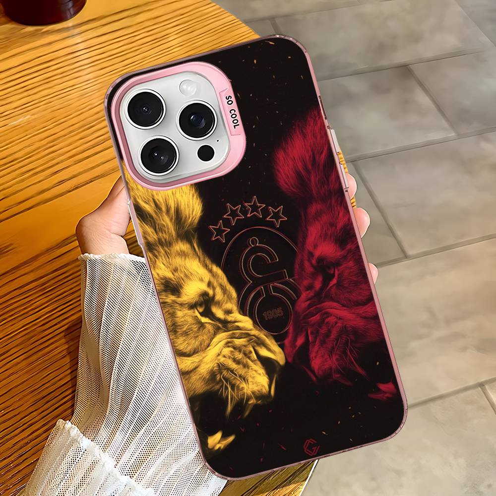 Fußballmannschaft Galatasaray Farbe Handyhülle Für IPhone 17 16 15 14 13 12 11 Pro Max Plus Pro Hülle