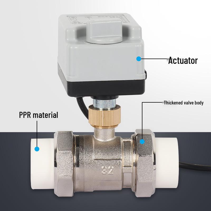 PPR Manuell-Automatisch Elektrisches Solar-Kugelhahn 220V für Leitungswasser