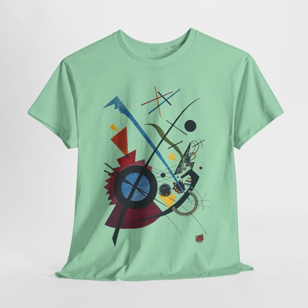 

Vintage Wassily Kandinsky Tshirt Tops Tee, Abstract Art Shirt, Retro Cotton T-Shirt, Painter 4XL