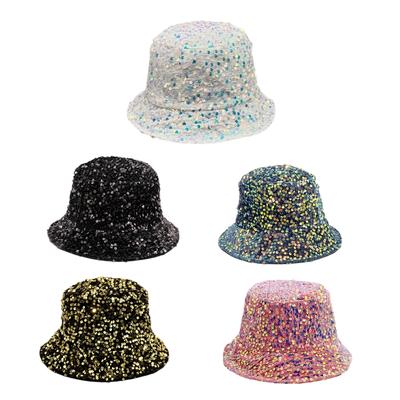 Für Dazzle Color Pailletten Fischerhut Mehrfarbig Allround Breitkrempiger Fischerhut Cooler Sommer Atmungsaktive Fischerkappe Unis