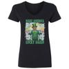 Make America Lucky Again Funny Trump St Patricks Day Ladies039 V-Neck Tshirt