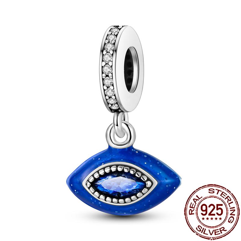 Charms Copper Hamsa Hand All-Seeing Eye Horus Fatima Protection Beads Fit Bracelet Necklace Women Diy Jewelry