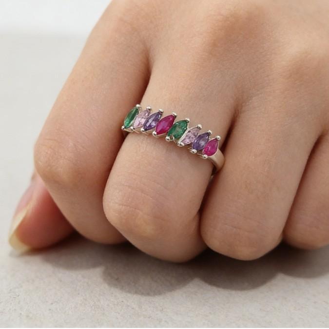 Earrings, Flash Colored Diamonds, Zircon Rings, Light Luxury, High-End Design Sense, Opening Adjustable Index Finger Ring, Versatile Temperament