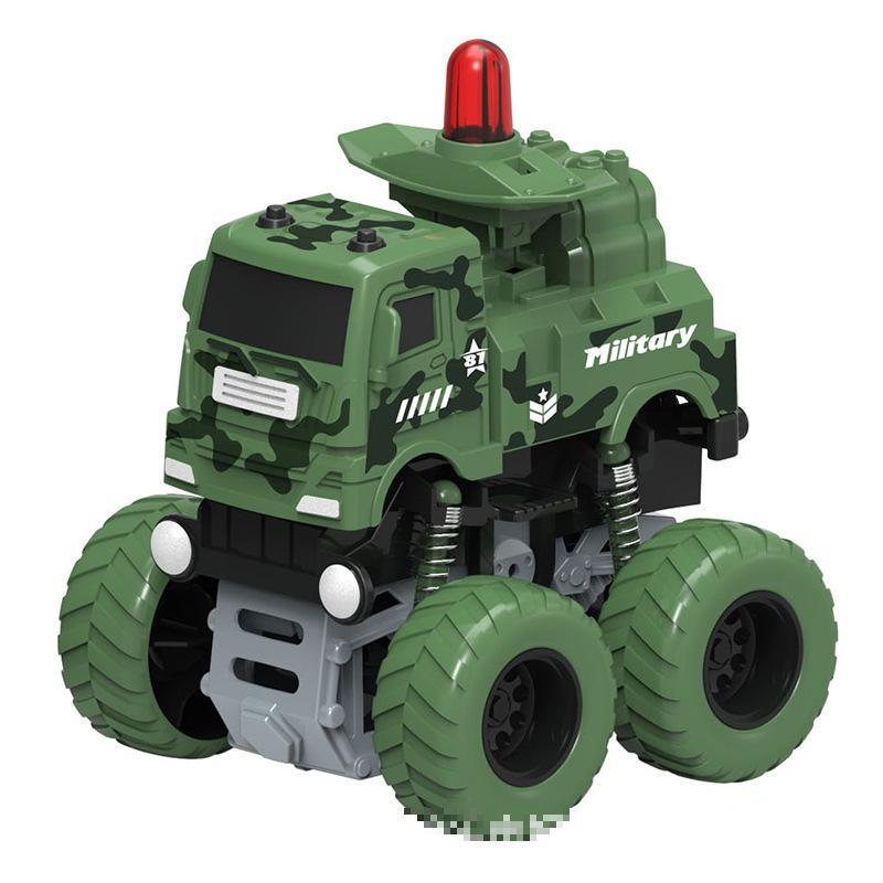 1Pcs Truck Engineering Vehicle Toy Friction Powered Inertia Car With Shock Absorber For Kids Birthday Play Gift
