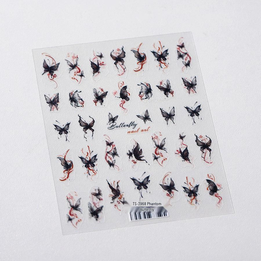 

Наклейки для ногтей Ferro TS-3968 Phantom Dream Butterfly