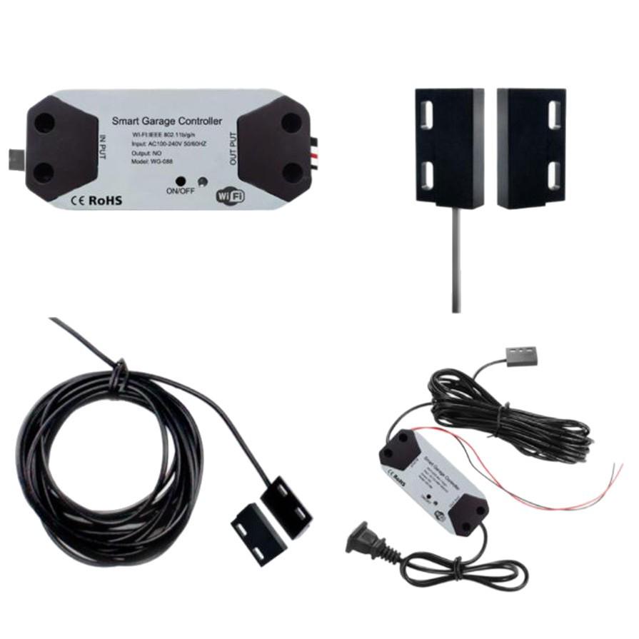 Tuya Graffiti WiFi Garage Door Controller, Alexa & Google Home Compatible (110V-260V)