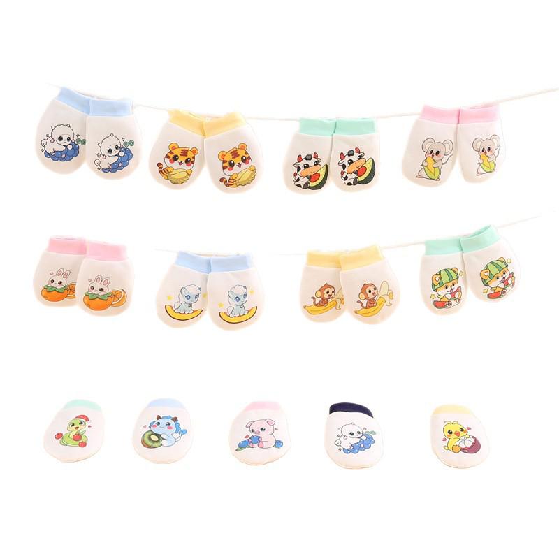 Verstellbare Baby-Fäustlinge aus reiner Baumwolle: Kratzfest, Atmungsaktiv, Beißbar, für 0-6 Monate, Ideal für Frühling, Herbst/Winter.