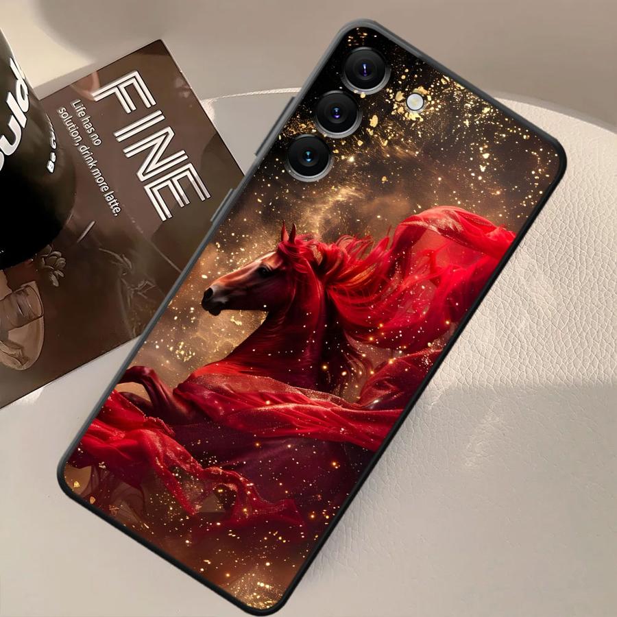 Hülle für Samsung Galaxy A50 A70 A15 A16 A40 A06 A12 A17 A13 A20 A05 A04 Funda Handyhülle Cooles Pferd