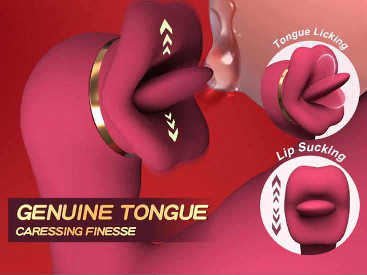 R420 Telescopic Vibrating Female Masturbator with Rotating Beads and Massage Wand