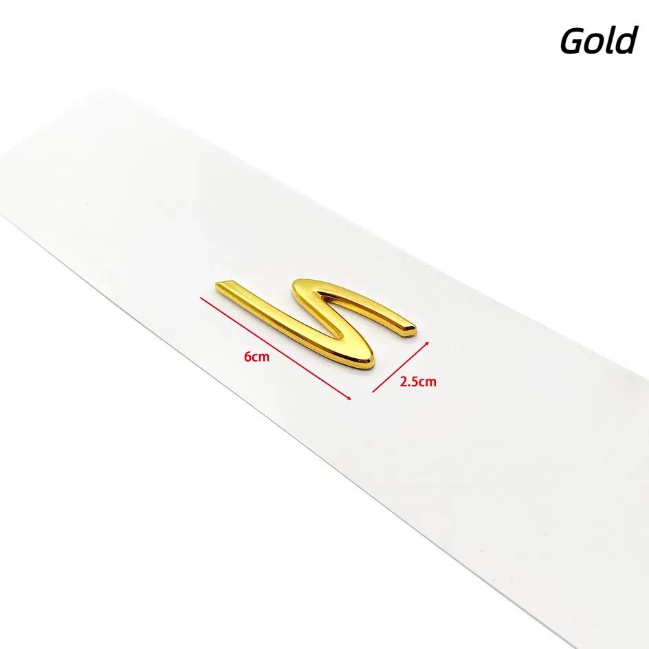 1pcs 4 S ABS New Car logo Fender side sticker Rear Bumper tail door trunk sticker car rear Emblem sticker styling Accessories