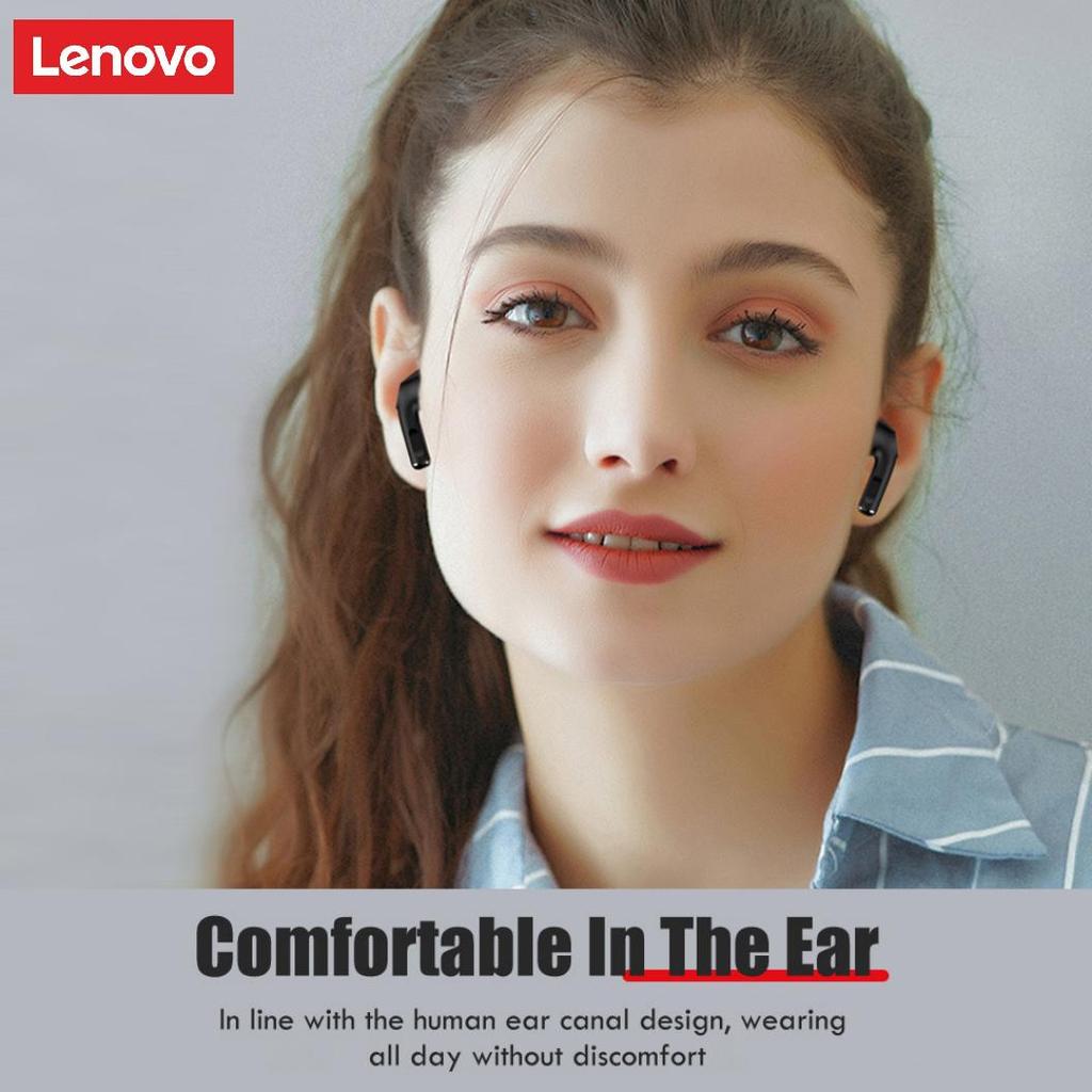 Lenovo LP80 Bluetooth Earphones TWS Wireless Touch Control Headphones Noise Reduction HD Stereo Headsets Gaming Earbudswith Mic