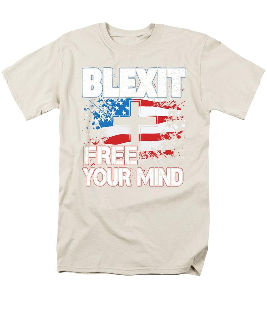 Buy Men Premium Cotton Blexit Free Your Print Tees Funny Harajuku Style ...