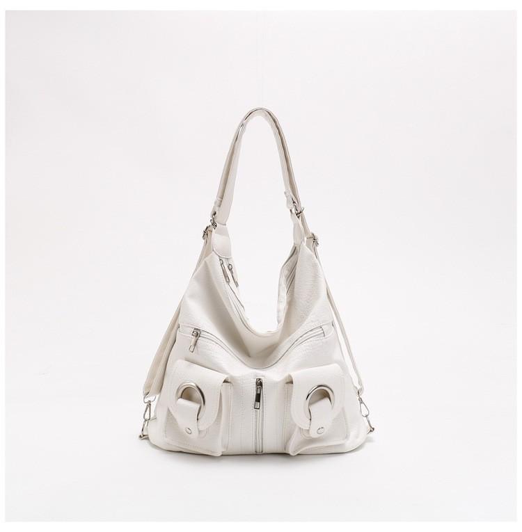 

Подержанный рюкзак-тоут Y2K Millennium Leather Motorcycle Hottie с карманом на молнии Standard