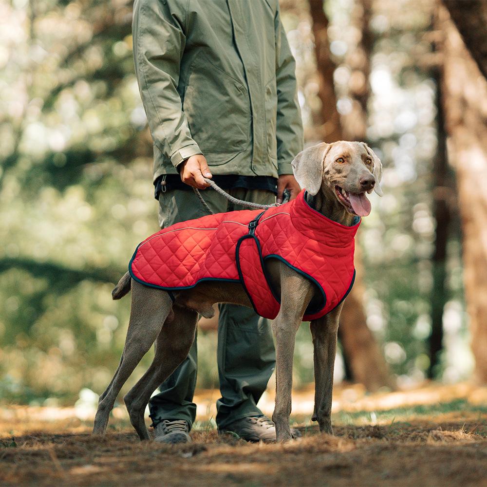 Dog Clothes Reflective Big Dog Universal Outdoor Jacket Thickened Cotton Coat Pet Supplies
