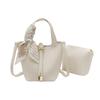 Lychee pattern vegetable basket bag new trendy simple casual shoulder messenger bag niche portable bucket bag