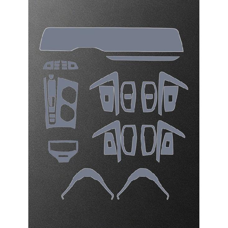 For MG 7 -2026 Steering Wheel Gear Shift Exhaust Outlet Lifting Panel Transparent TPU Protection Film