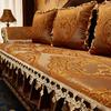 Bottom Anti Slip Sofa Pads Retro Pattern Homestay Living Room Sofa Protection Cushions Daily Dust Cover for Home Use 10 Styles